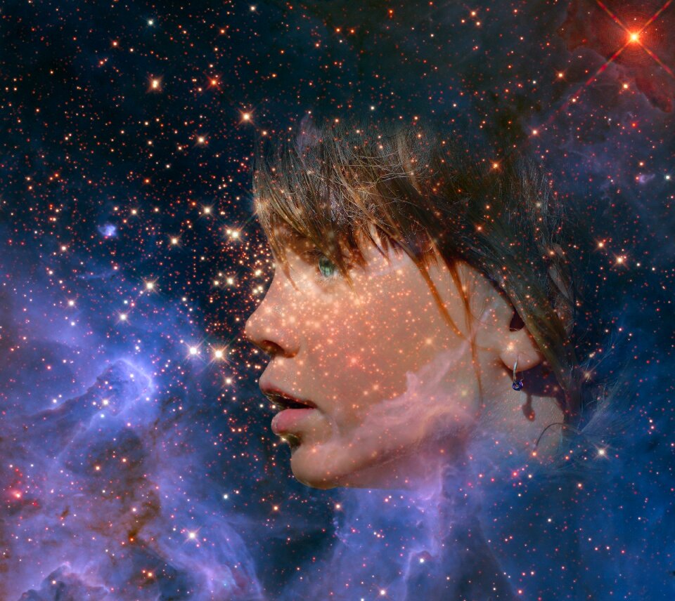 Profile person human