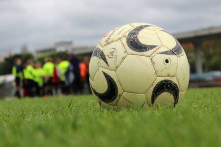 Course football playground before the game