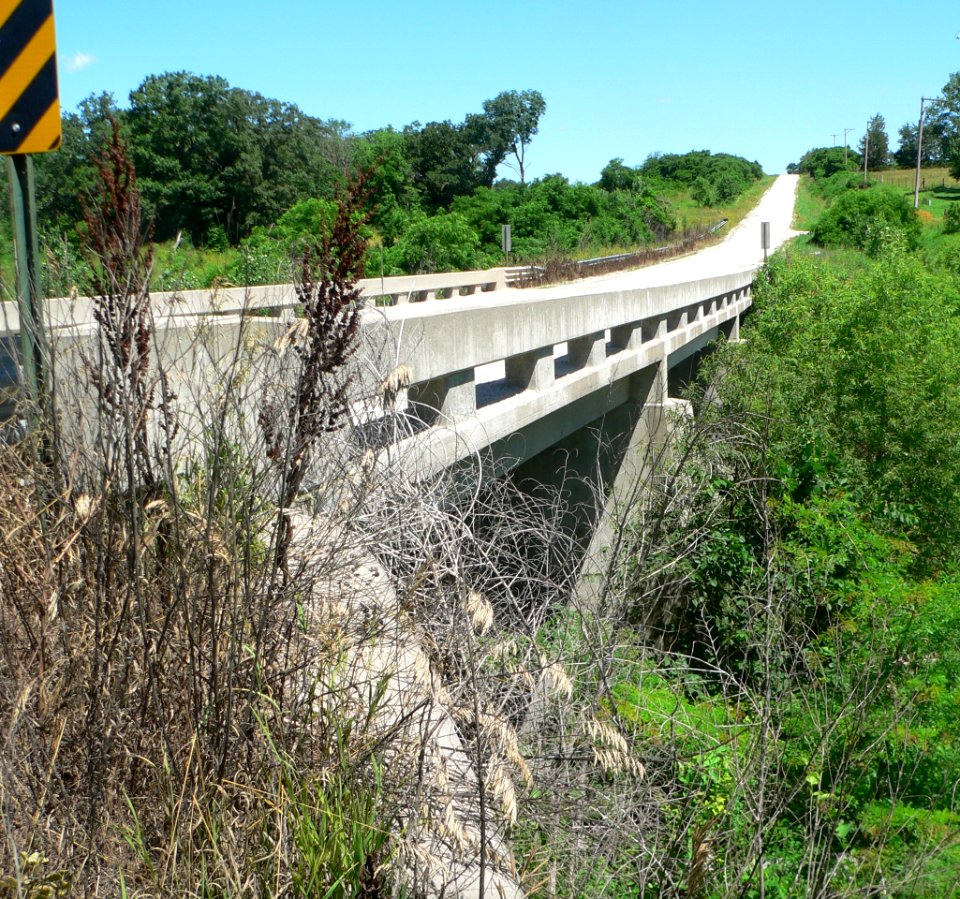 Wyoming Creek Bridge, CR60, Otoe Co, NE from SE 1