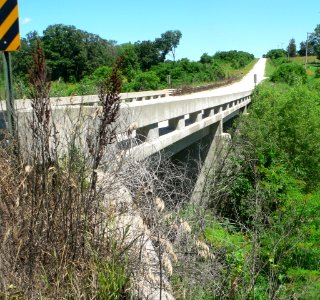 Wyoming Creek Bridge, CR60, Otoe Co, NE from SE 1