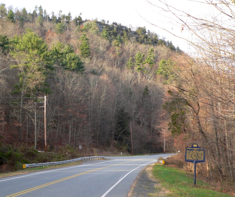 Wyoming-Minisink Path historic marker 2