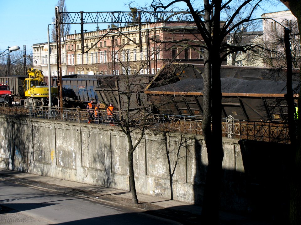 Wykolejenie pociągu towarowego w Gdańsku Wrzeszczu 6 marca 2011