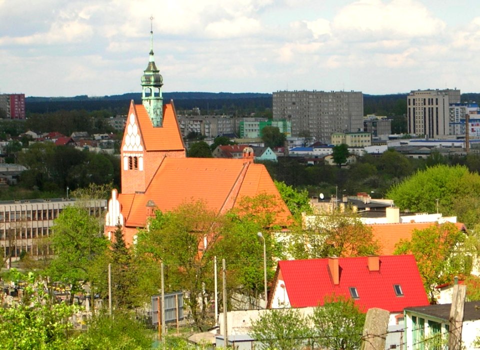 Wyżyny widok ze ZB kościół św Józefa 2005