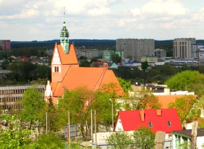 Wyżyny widok ze ZB kościół św Józefa 2005