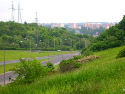 Wyżyny widok znad al JPII 2006