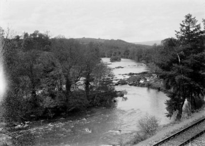 Wye river between Builth Wells and Builth Road station (1293471)
