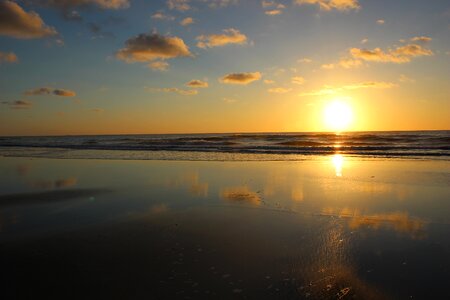 Atlantic morning sand photo