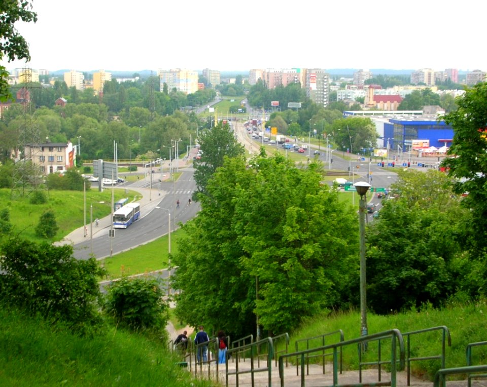 Wyżyny widok znad al JPII 2006c