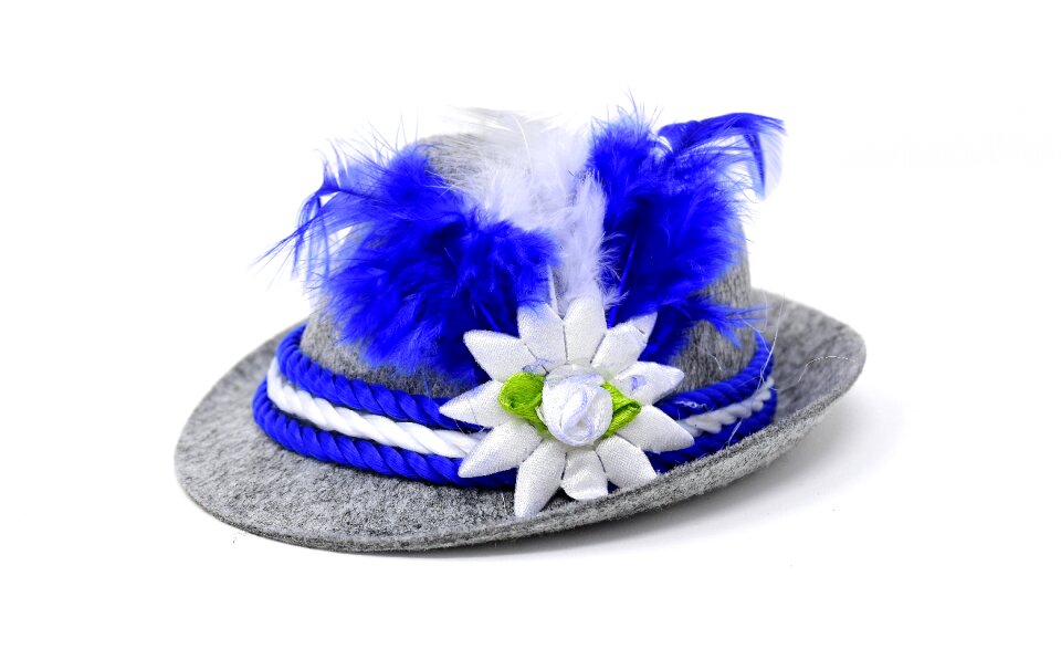 Blue white costume