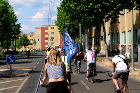 XR cycle demonstration Berlin Tegel to Großer Stern 2020-06-17 40
