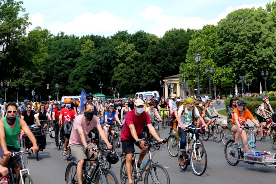 XR cycle demonstration Berlin Großer Stern 2020-06-17 14