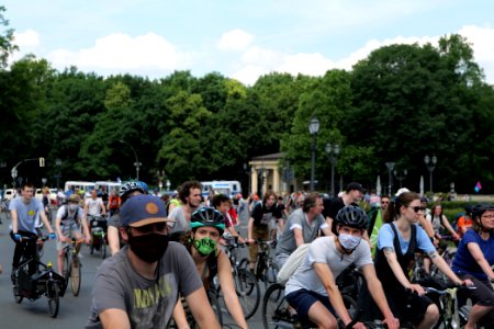XR cycle demonstration Berlin Großer Stern 2020-06-17 16