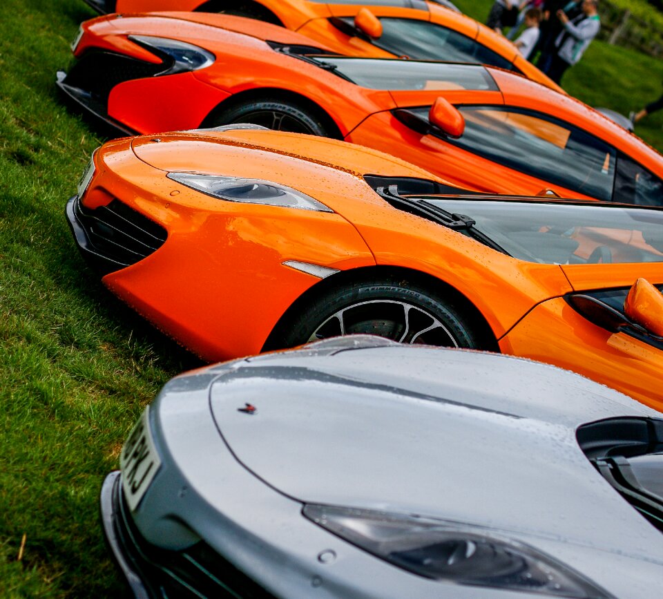 650s supercar orange