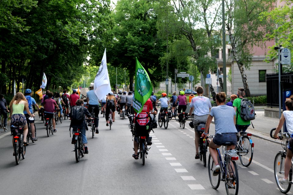 XR cycle demonstration Berlin Großer Stern to Rotes Rathaus 2020-06-17 15