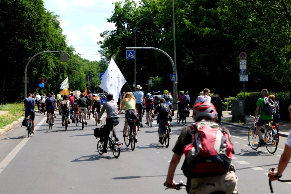 XR cycle demonstration Berlin Großer Stern to Rotes Rathaus 2020-06-17 14