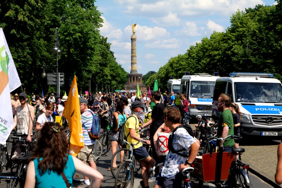 XR cycle demonstration Berlin Großer Stern to Rotes Rathaus 2020-06-17 07