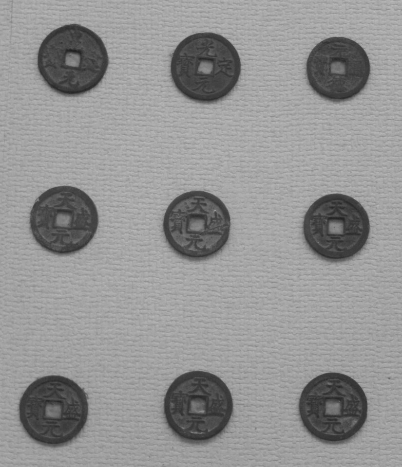 Xixia Museum nine Western Xia Chinese coins