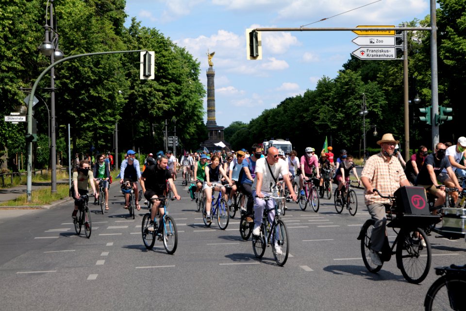 XR cycle demonstration Berlin Großer Stern to Rotes Rathaus 2020-06-17 09