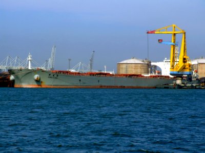 Xinfa Hai - IMO 9255024 - Callsign BOCD pic3, Mississippi harbour, Port of Rotterdam, Holland 19-Apr-2007