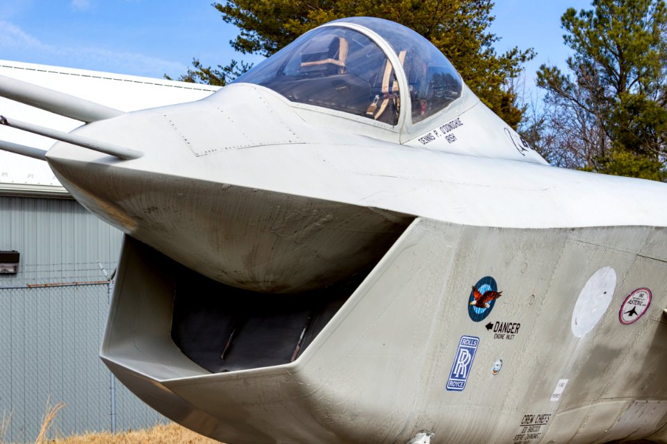 X-32 Patuxent River Naval Air Museum Cockpit Intake