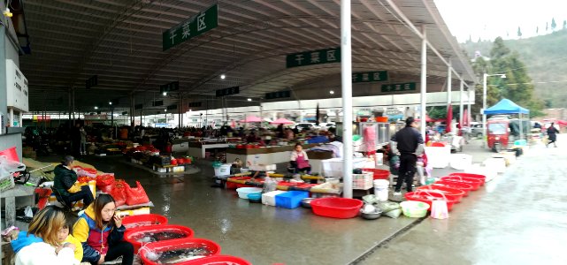 Xiaoqingshan Farm Product Market, Puding County, Guizhou, China7