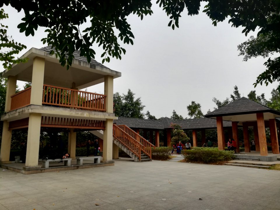 Xiaoyao Pavilion at Guanlan Renmin Park