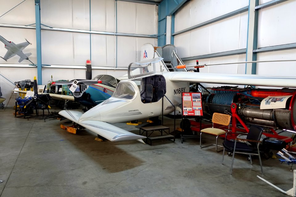 Xiamen AD-100T sport aircraft, Xiamen Light Aircraft Company, China, imported to the USA in 1995 - Oregon Air and Space Museum - Eugene, Oregon - DSC09770