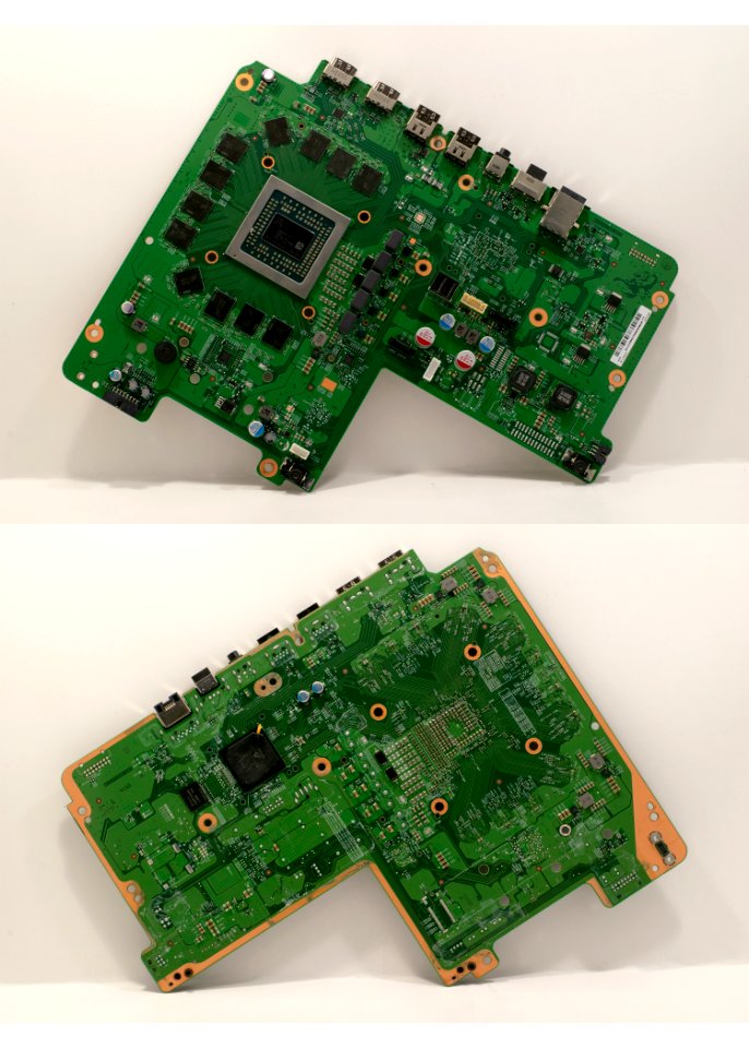 XBOX ONE X Motherboard Front and Back
