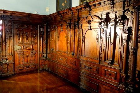 Woodwork - Beautiful room from the Peller House, 1610-1611 - Stadtmuseum Fembohaus - Nuremberg, Germany -DSC02214