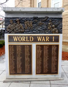World War I Memorial - Westborough, Massachusetts - DSC05101