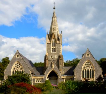Woodvale Cemetery Chapels and Crematorium, off Lewes Road, Brighton (NHLE Code 1381673) (August 2014) (2)
