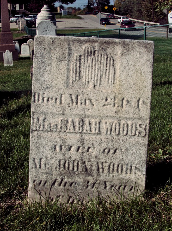 Woods (Sarah), Bethel Cemetery, 2015-10-15, 02
