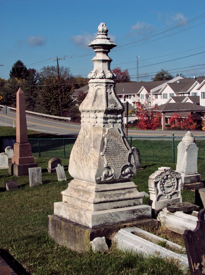 Woods (Rev. William), Bethel Cemetery, 2015-10-15, 02