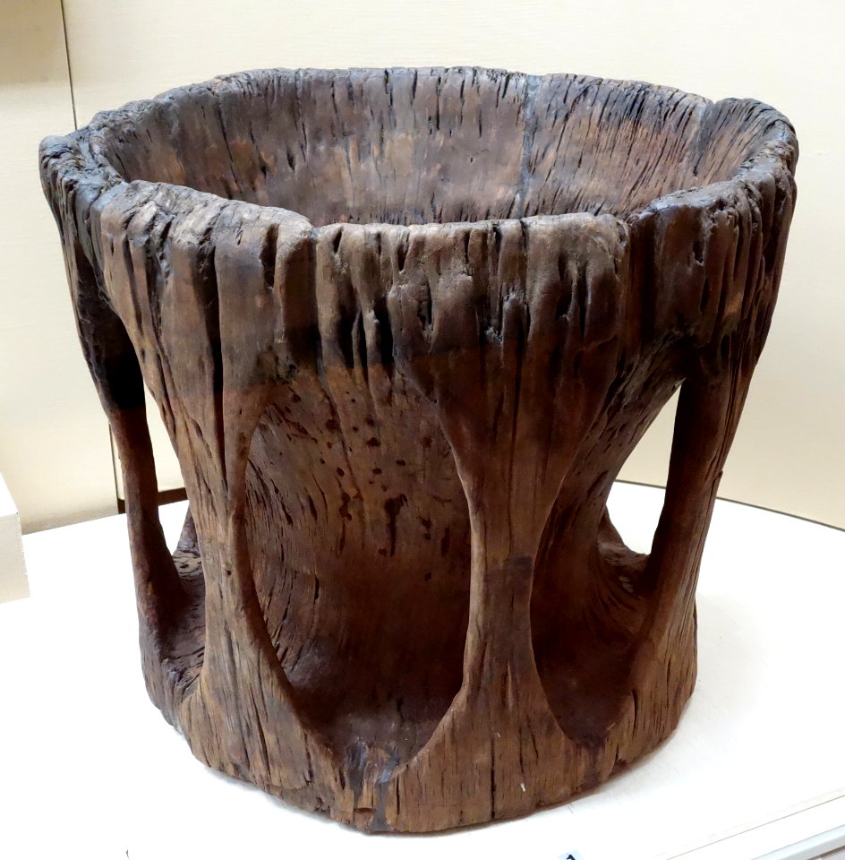 Wooden tool for agriculture, Yayoi period, 2nd century BC to 3rd century AD - Tokyo National Museum - DSC06331