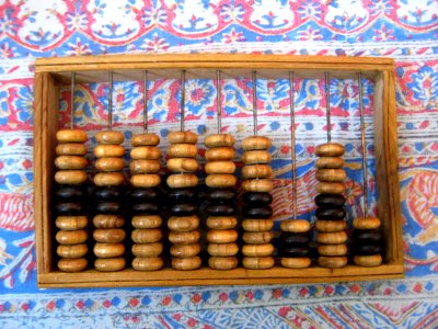 Wooden Iranian abacus - made in Nishapur 5