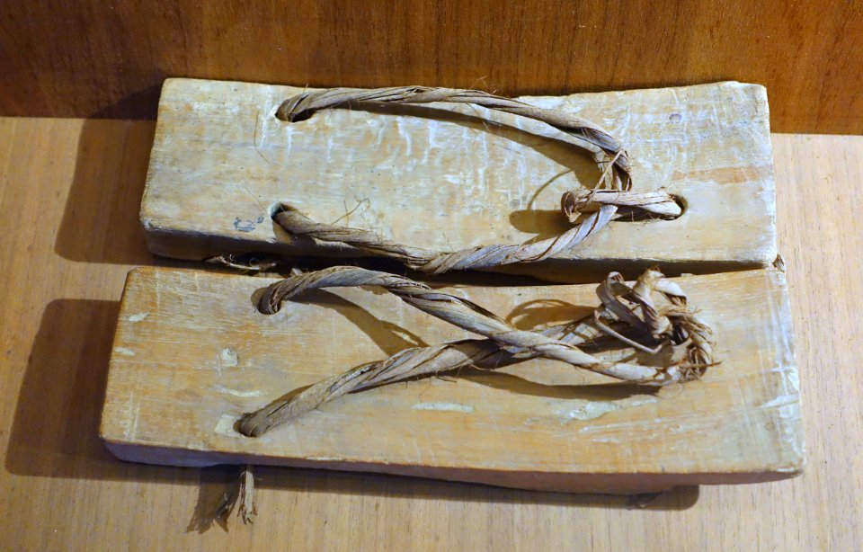 Wooden shoes, Giay - Vietnam Museum of Ethnology - Hanoi, Vietnam - DSC02913