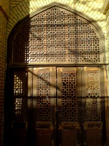 Wooden Door & Window-Jameh Mosque of Nishapur