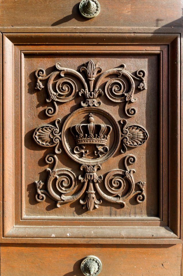 Wooden door Residenz Munich