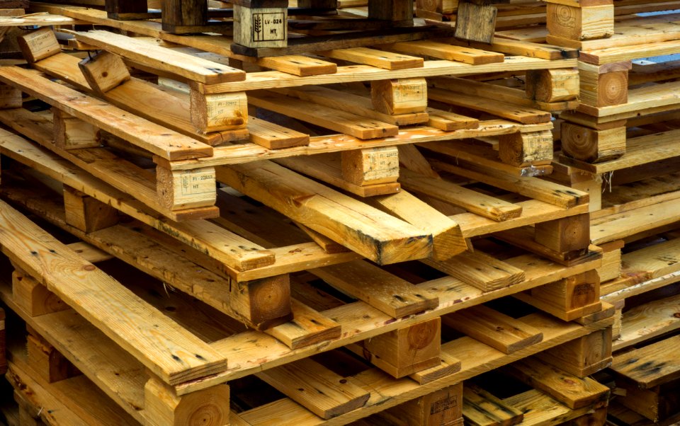 Wooden-pallets stacked 6