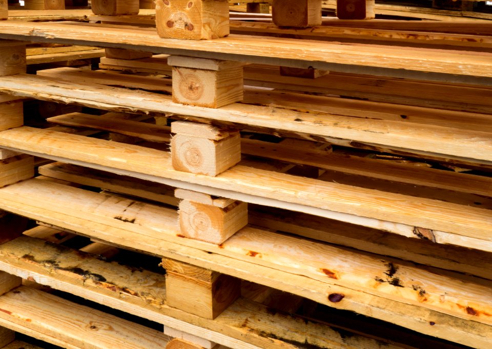 Wooden-pallets stacked 4
