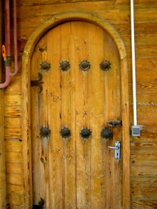 Wooden door - near omar khayyam planetarium - Nishapur 2