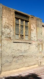 Wooden Door and old windows of House - South Ferdowsi st - Nishapur 9