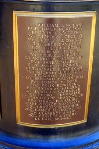 World War II Memorial, plaque 5 of 6 - Chelsea, Massachusetts - DSC09292