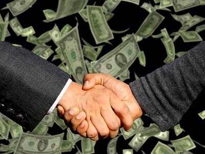 Business profit dirty money