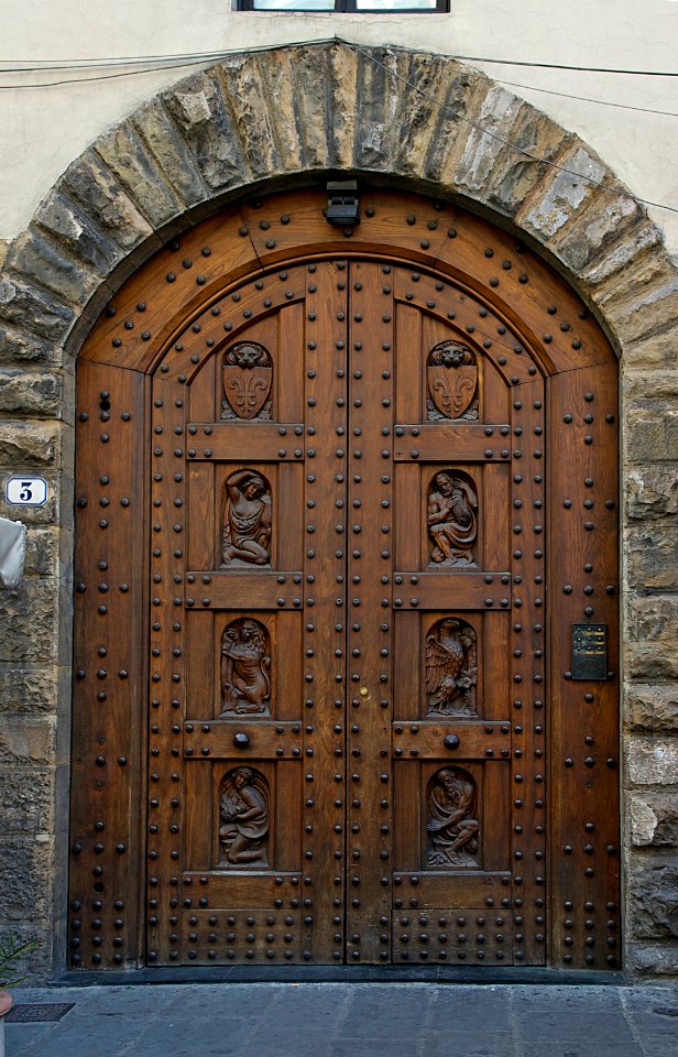 Wooden door Florence
