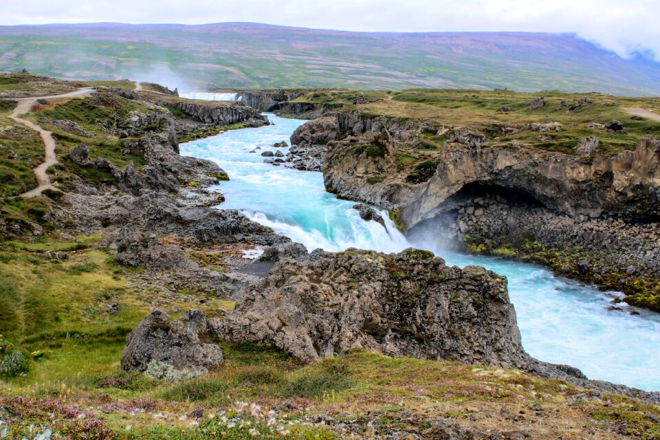 Iceland godafoss waterfall