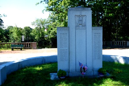 World War I and II memorial - Watertown, Mass - DSC03864 photo