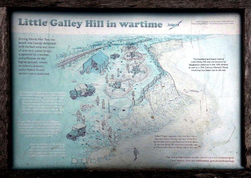 World War 2 Information Panel, Bexhill-on-Sea