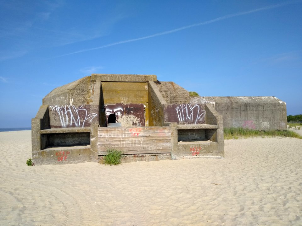 World War II bunker, Cape May Point State Park C