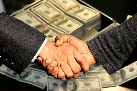 Business profit dirty money